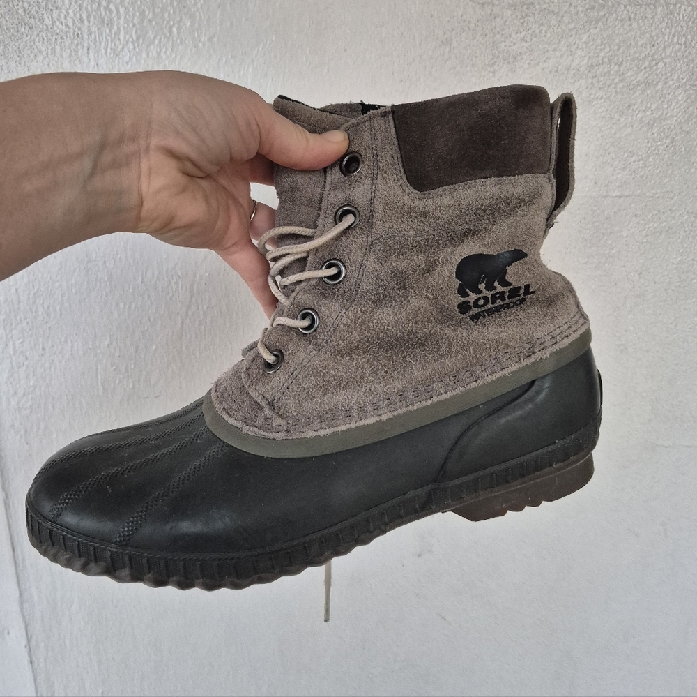 Mens Sorel Boots Size 10 Leather